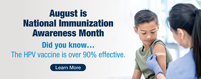 National Immunization Awareness Month August 2024